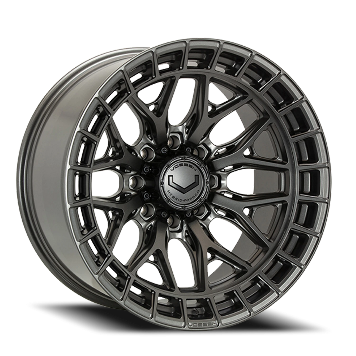 Vossen HFX1 Matte Gunmetal 22x12 -44 8x165.1mm 125.1mm