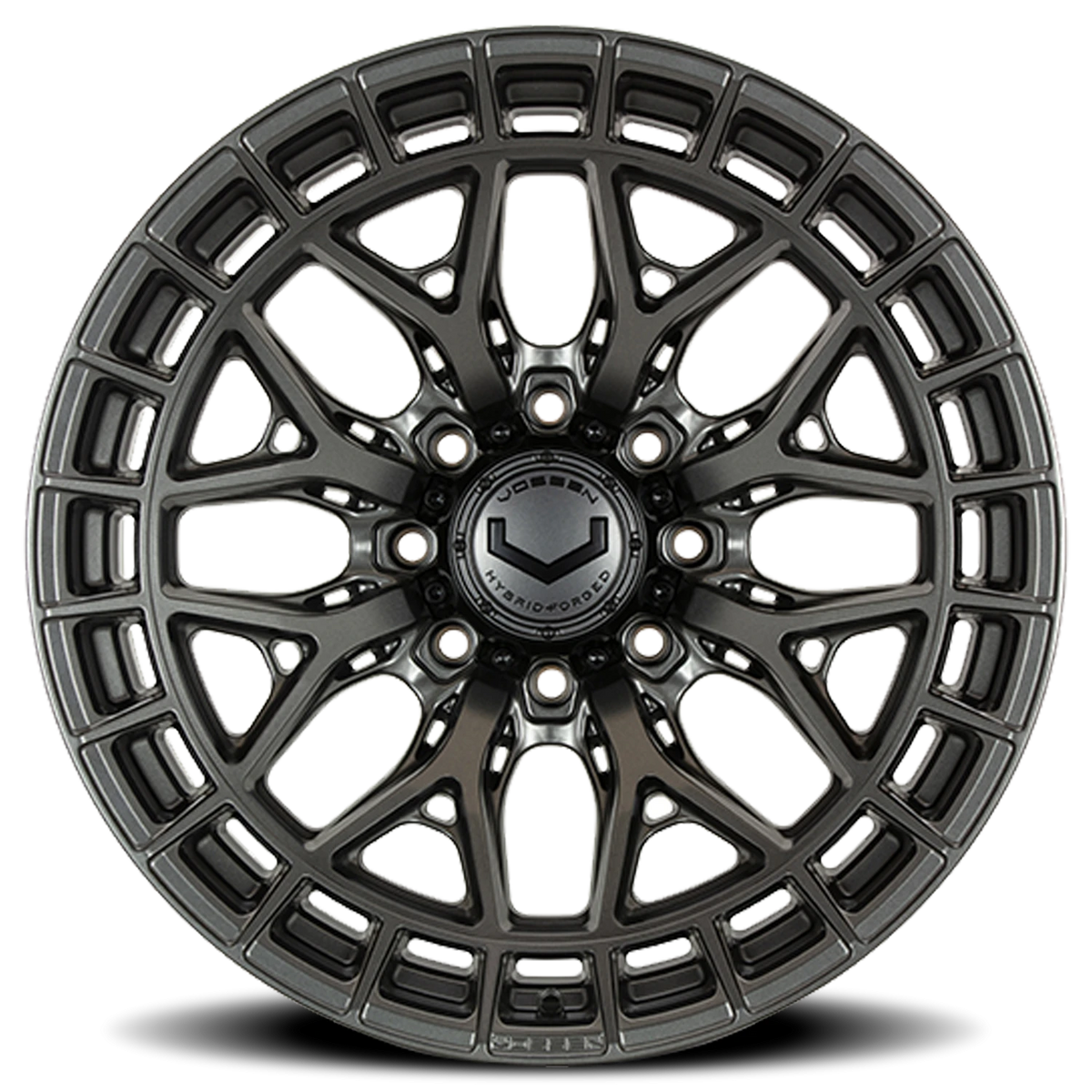 Vossen HFX1 Matte Gunmetal 24x12 -44 8x170mm 125.1mm