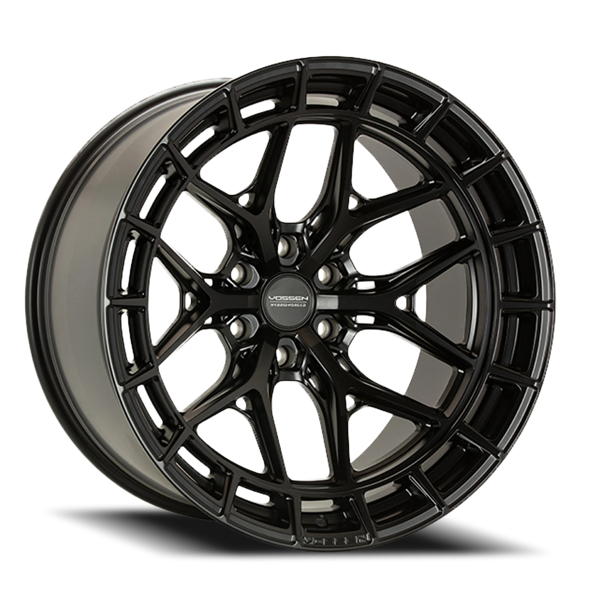 Vossen HFX1 Satin Black 22x12 -44 6x139.7mm 106.1mm