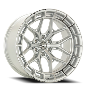 Vossen HFX1 Silver Polished 22x10 -18 6x139.7mm 106.1mm