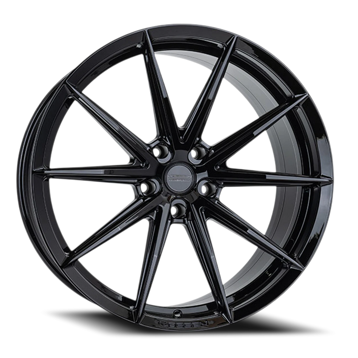 Vossen HFX2 Gloss Black 20x9 +32 5x112mm 66.5mm - Wheelwiz