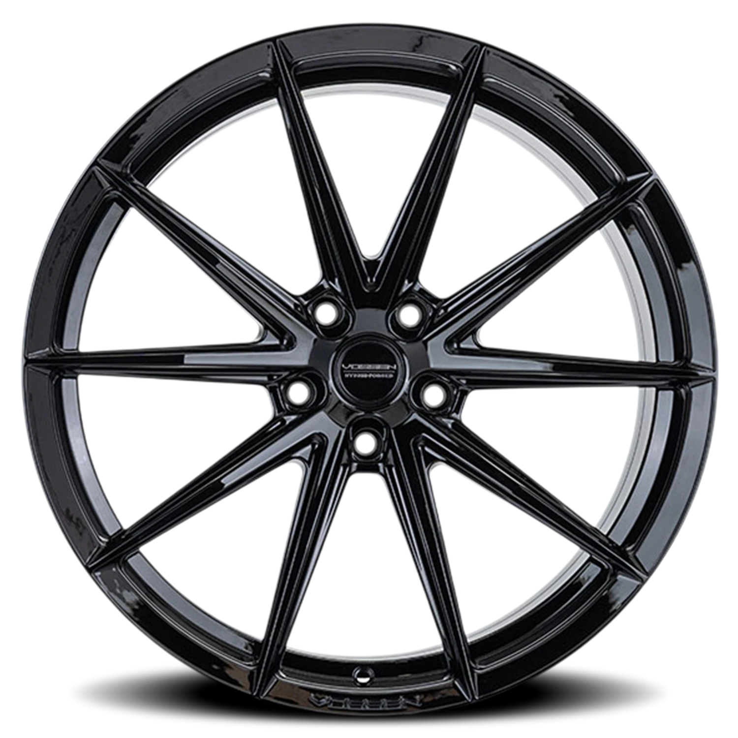 Vossen HFX2 Gloss Black 20x10.5 +38 5x120mm 72.56mm - Wheelwiz
