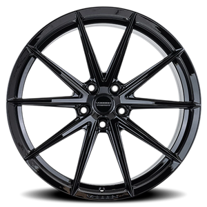 Vossen HFX2 Gloss Black 20x10.5 +25 5x112mm 66.5mm - Wheelwiz