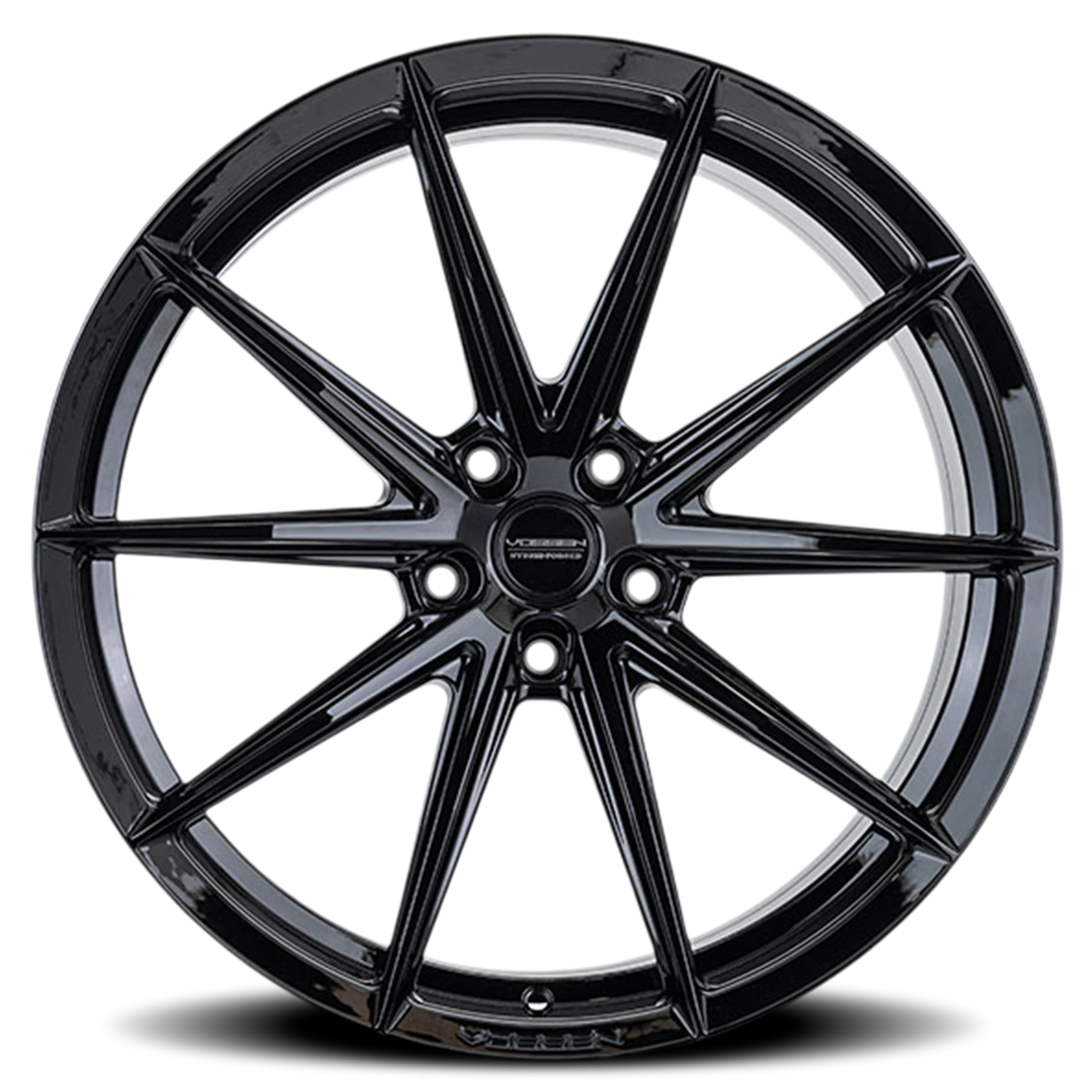Vossen HFX2 Gloss Black 22x9 +32 5x114mm 73.1mm - Wheelwiz