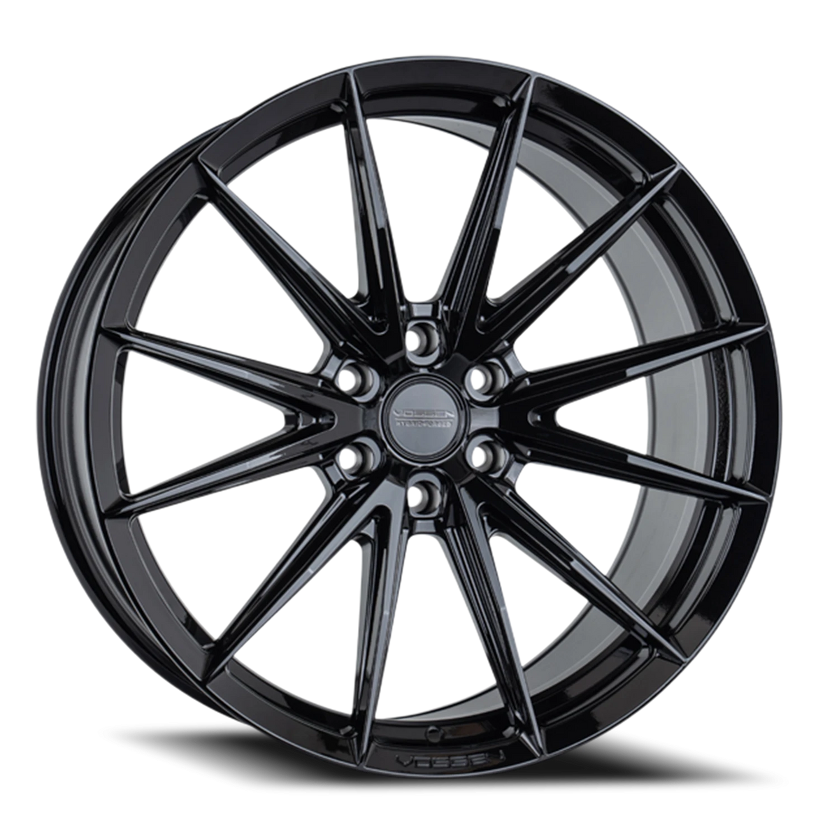 Vossen HFX2 Gloss Black 24x10 +35 6x139.7mm 95.1mm - Wheelwiz