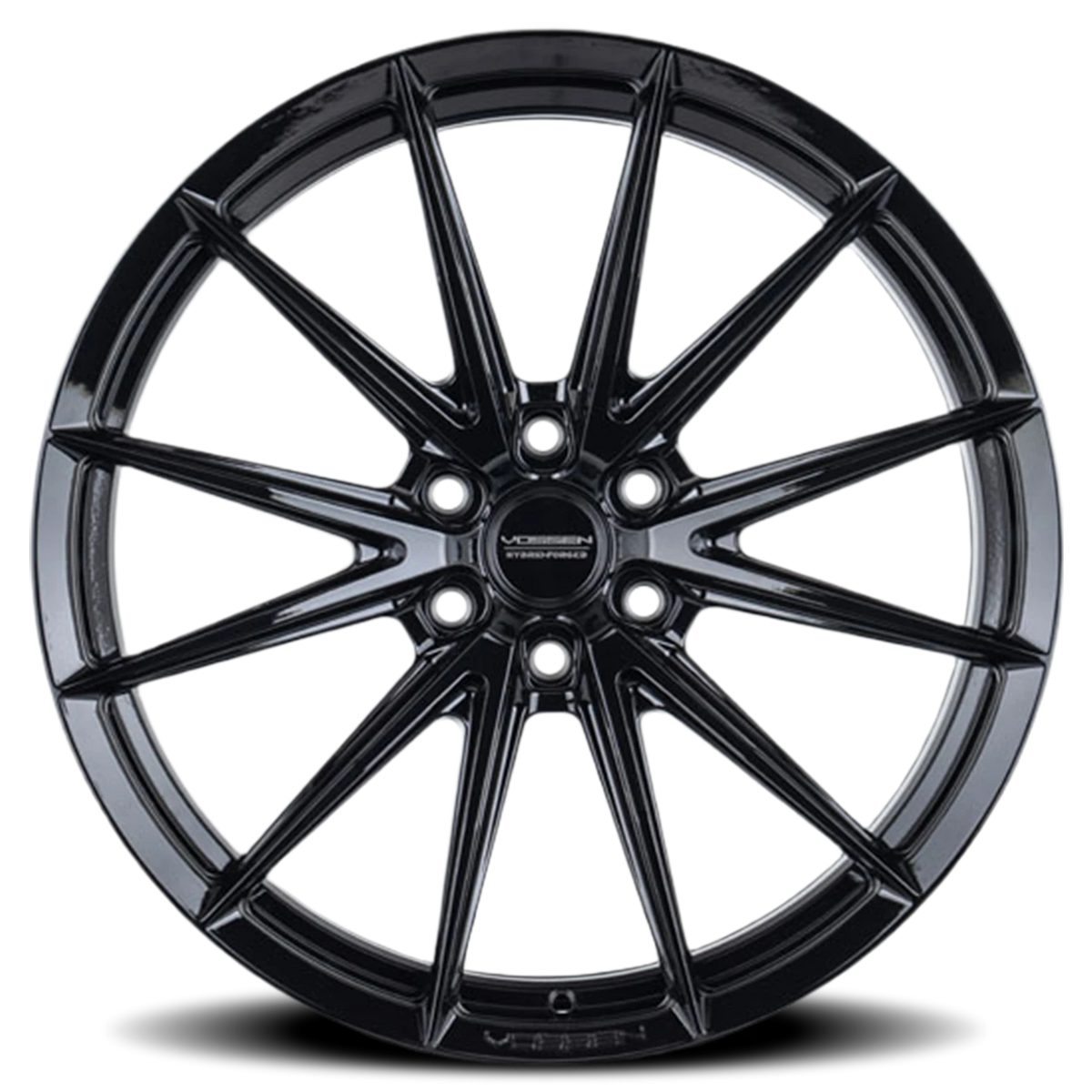 Vossen HFX2 Gloss Black 20x9.5 +15 6x135mm 87.1mm - Wheelwiz