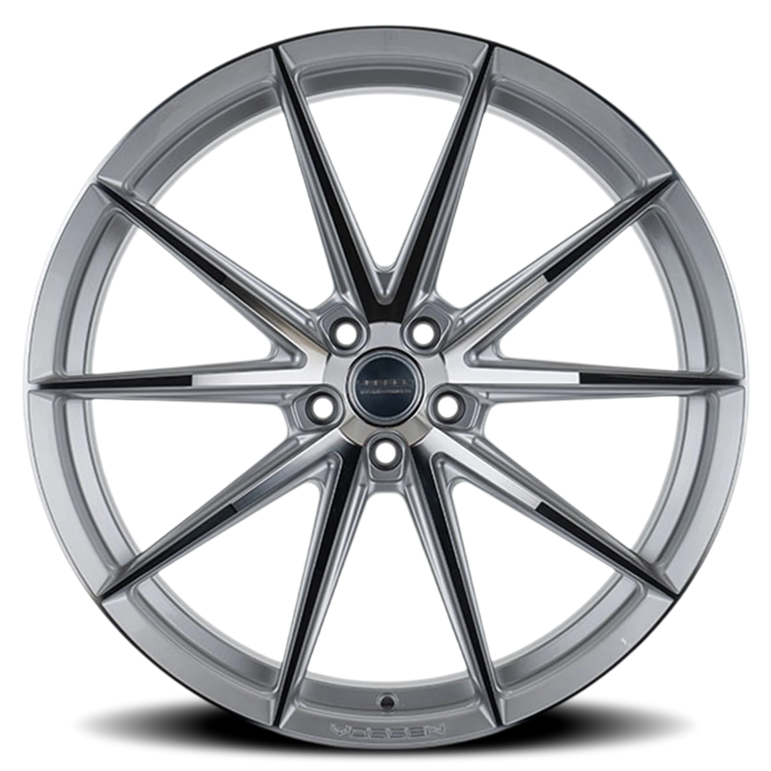 Vossen HFX2 Silver Polished 21x9 +25 5x112mm 66.5mm - Wheelwiz
