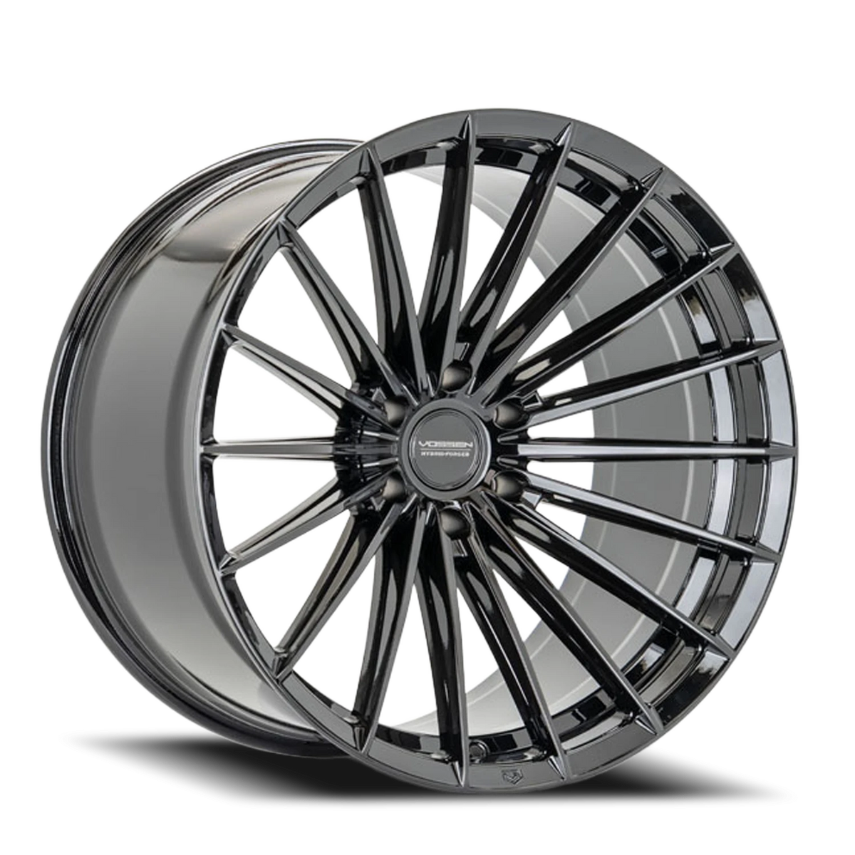 Vossen HFX4 Gloss Black 22x9.5 +20 6x139.7mm 106.1mm - Wheelwiz
