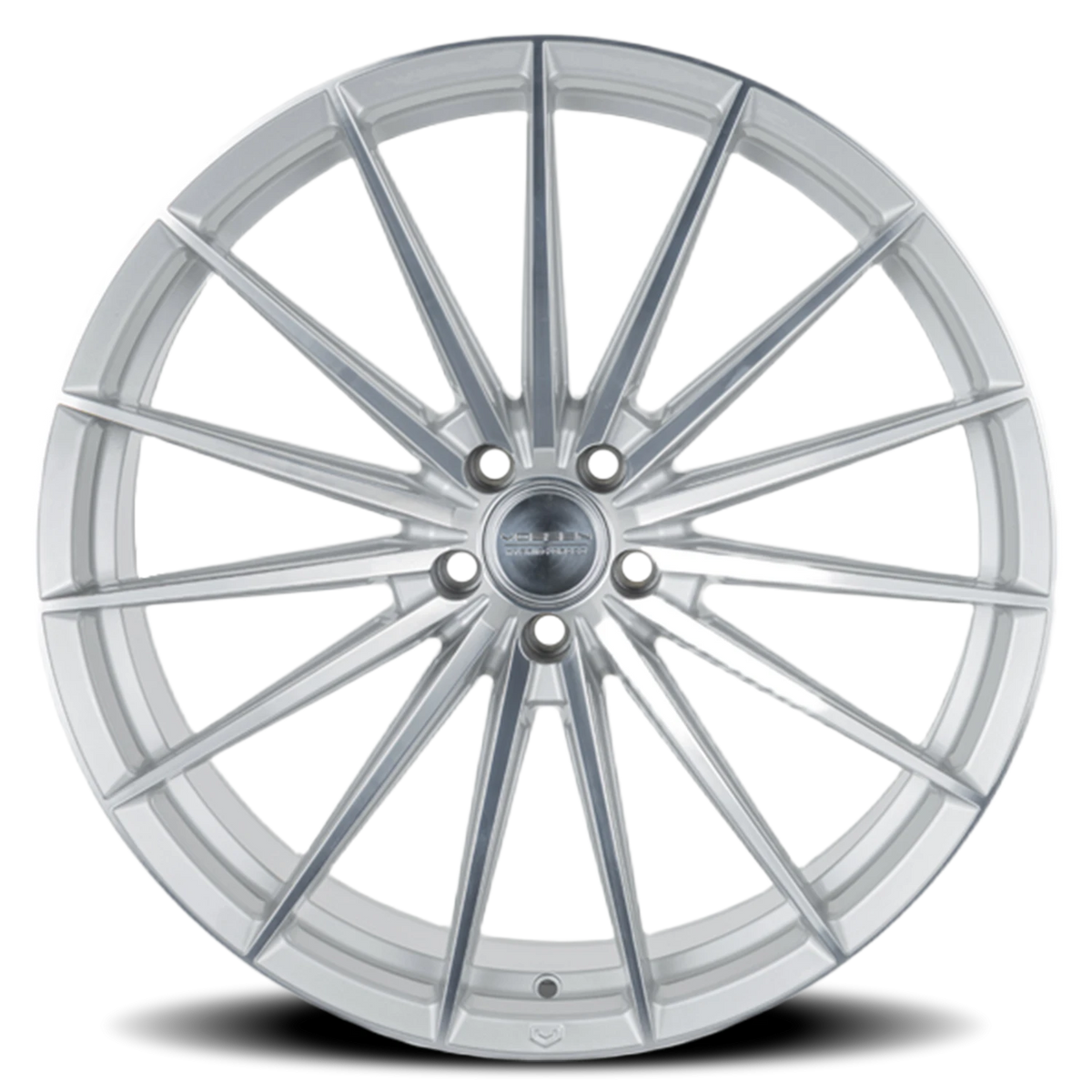 Vossen HFX4 Silver Polished 20x9 +25 5x112mm 66.5mm - Wheelwiz