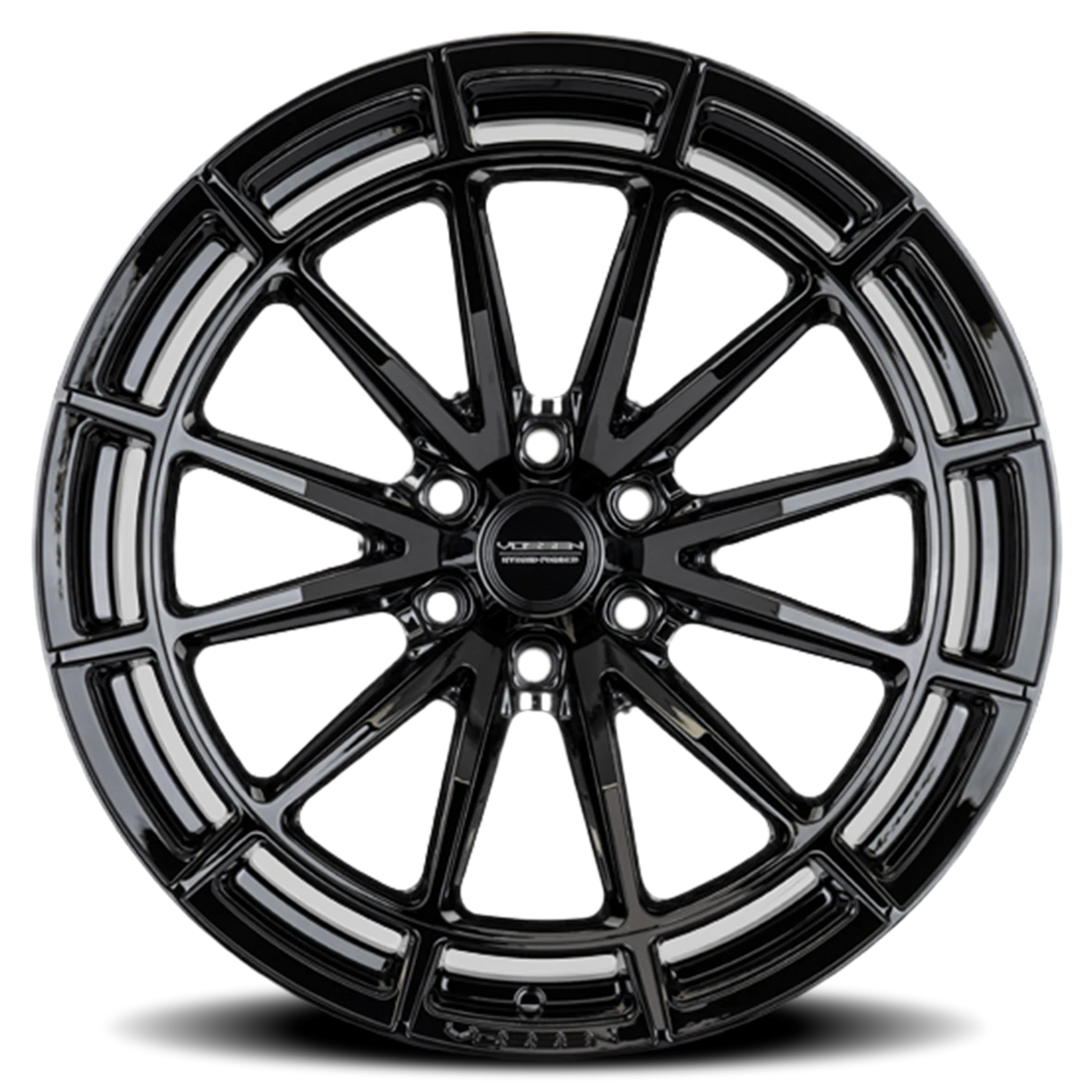 Vossen HFX5 Gloss Black 20x10 -18 6x139.7mm 106.1mm - Wheelwiz