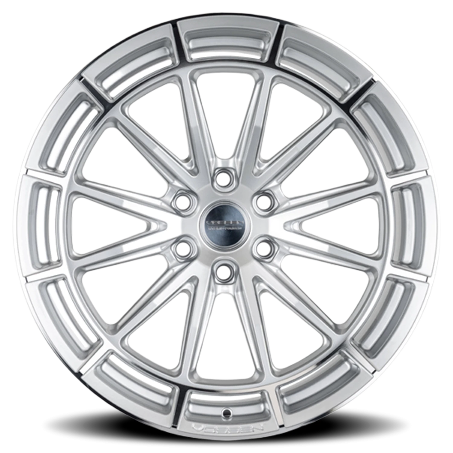 Vossen HFX5 Silver Polished 22x9.5 +20 6x139.7mm 106.1mm - Wheelwiz