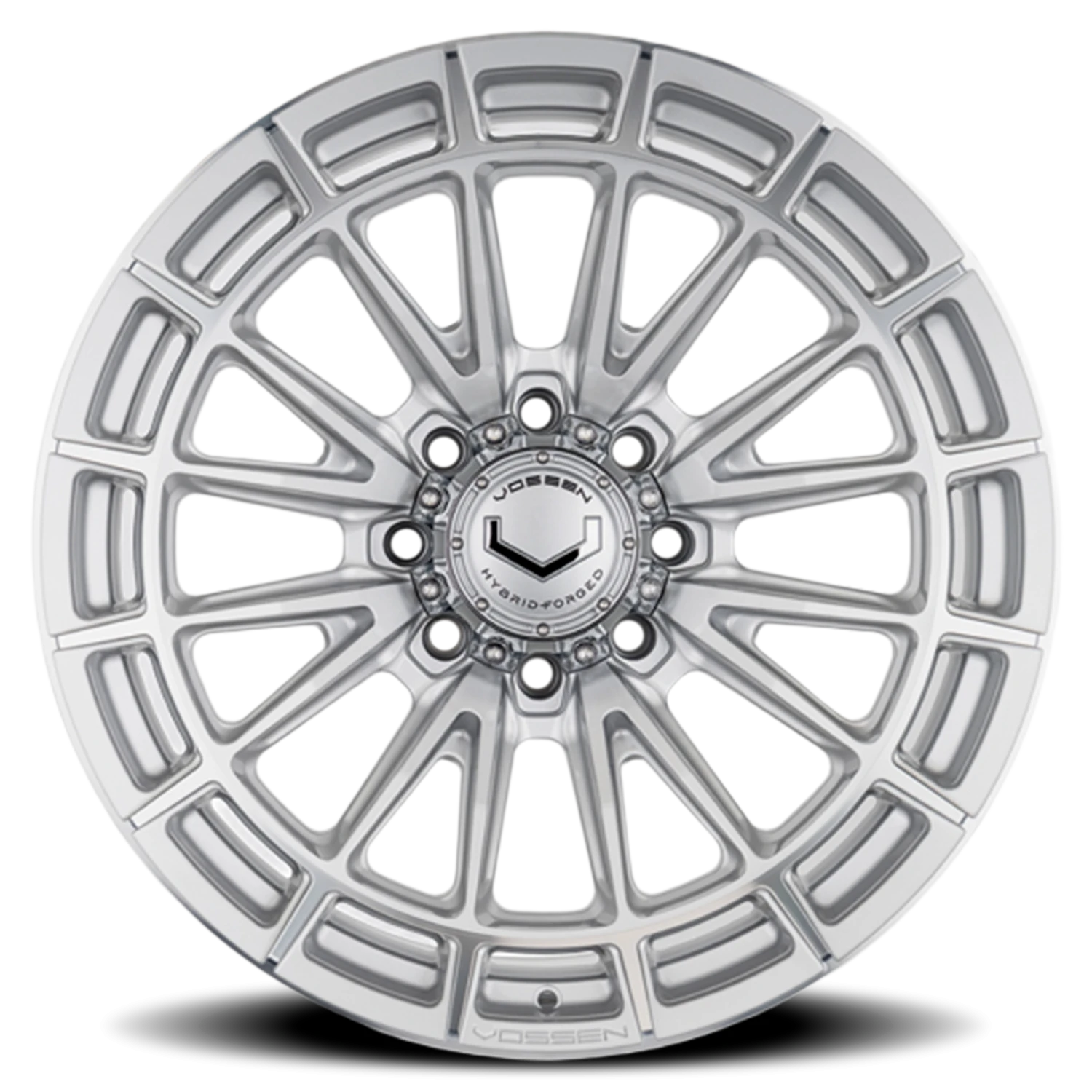 Vossen HFX5 Silver Polished 22x10 -18 8x165.1mm 125.1mm - Wheelwiz
