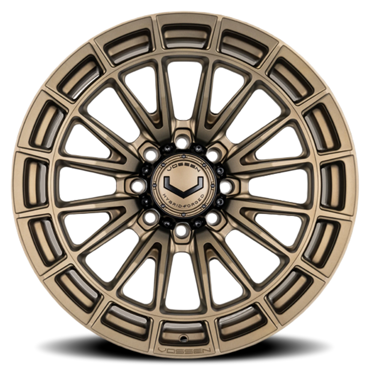 Vossen HFX5 Terra Bronze 22x10 -18 8x180mm 124.3mm - Wheelwiz