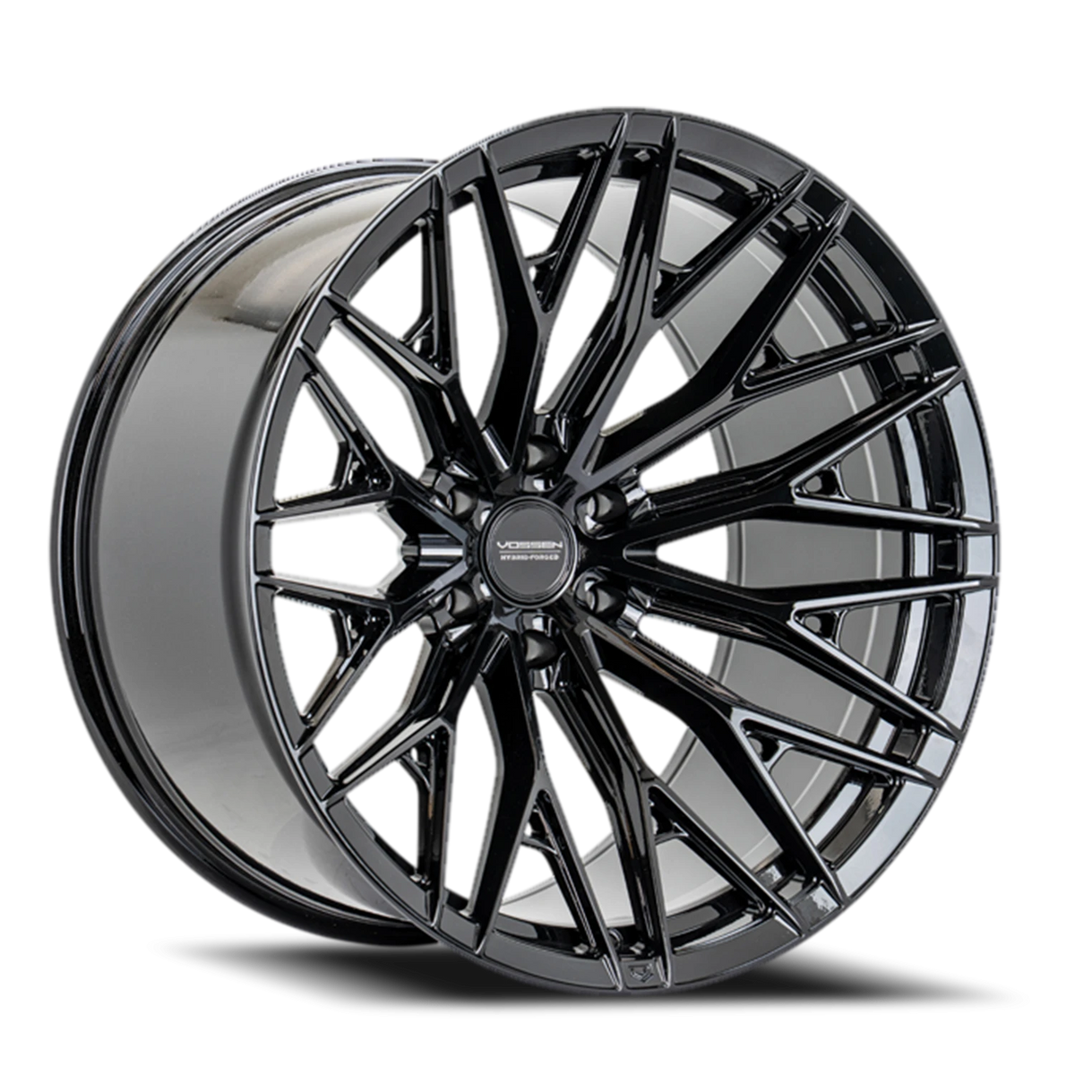 Vossen HFX6 Gloss Black 22x10 -18 6x135mm 87.1mm - Wheelwiz