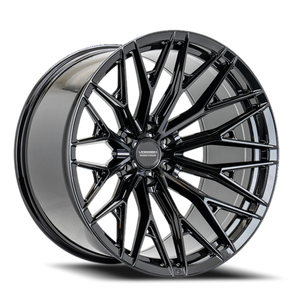 Vossen HFX6 Gloss Black 22x10 -18 6x135mm 87.1mm - Wheelwiz