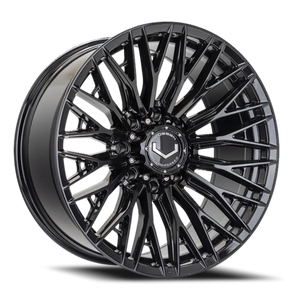 Vossen HFX6 Gloss Black 22x10 -18 8x165.1mm 125.1mm - Wheelwiz