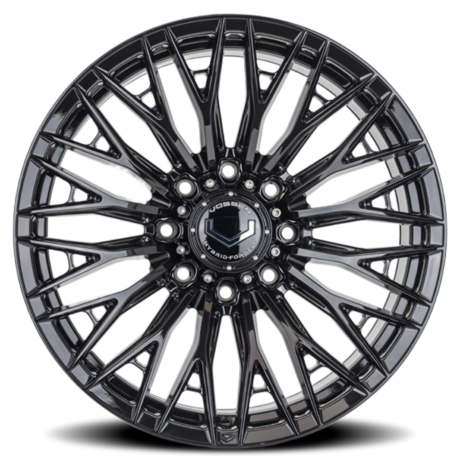 Vossen HFX6 Gloss Black 22x10 -18 8x170mm 125.1mm - Wheelwiz