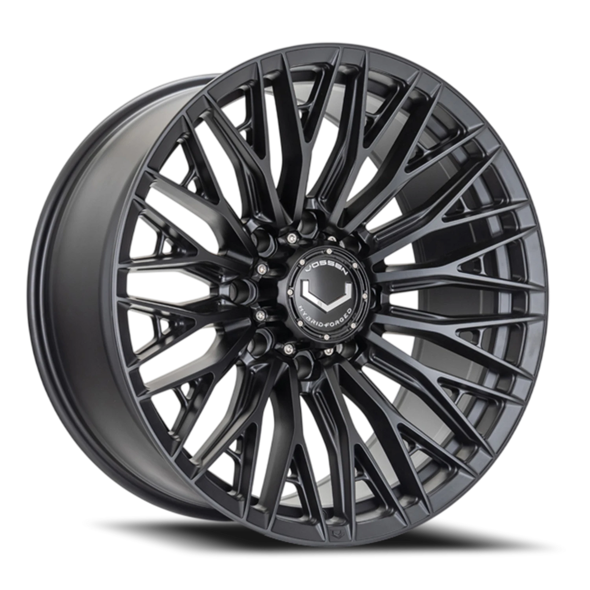 Vossen HFX6 Satin Black 22x10 -18 8x165.1mm 125.1mm - Wheelwiz