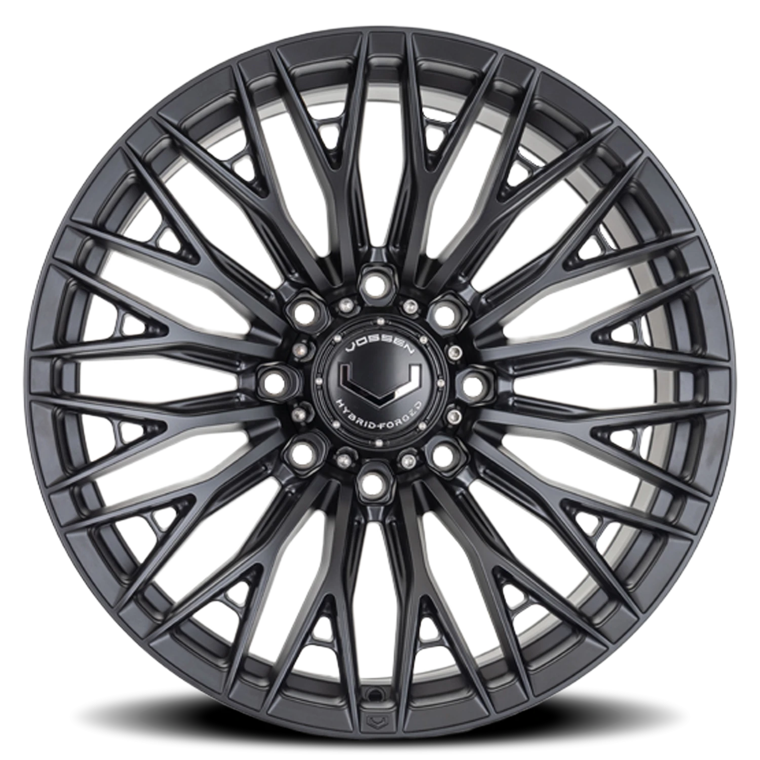 Vossen HFX6 Satin Black 22x12 -44 8x165.1mm 125.1mm - Wheelwiz