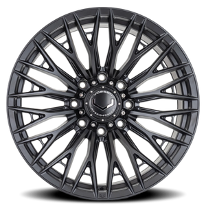 Vossen HFX6 Satin Black 22x10 -18 8x180mm 124.3mm - Wheelwiz