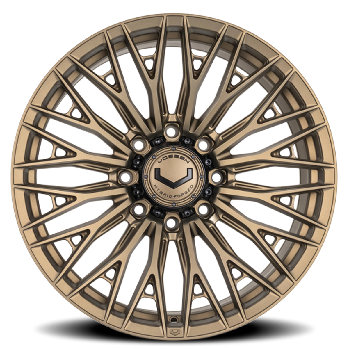 Vossen HFX6 Terra Bronze 22x10 -18 8x170mm 125.1mm - Wheelwiz
