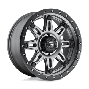 Fuel Offroad D568 HOSTAGE III Matte Gun Metal Black Bead Ring 20x9 +20 6x139.7mm 108mm - WheelWiz