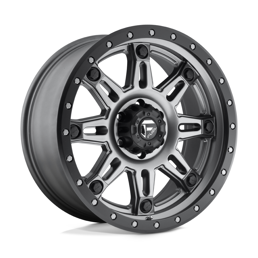 Fuel Offroad D568 HOSTAGE III Matte Gun Metal Black Bead Ring 20x9 +20 5x150mm 110.1mm - WheelWiz
