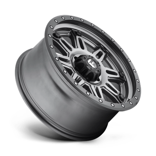 Fuel Offroad D568 HOSTAGE III Matte Gunmetal Black Bead Ring 17x9 +20 6x139.7mm 108mm - Wheelwiz