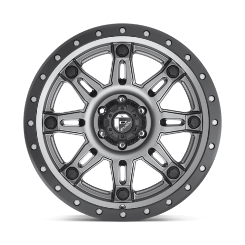 Fuel Offroad D568 HOSTAGE III Matte Gunmetal Black Bead Ring 17x9 +1 5x127mm 78.1mm - Wheelwiz