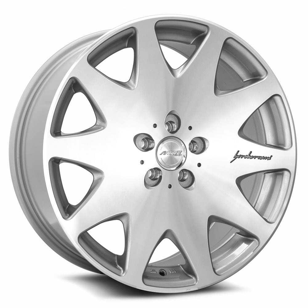 MRR HR3 Silver Machined Face 19x8.5 +35 5x112mm 73.1mm - Wheelwiz