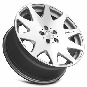 MRR HR3 Silver Machined Face 19x8.5 +45 5x112mm 66.6mm - Wheelwiz