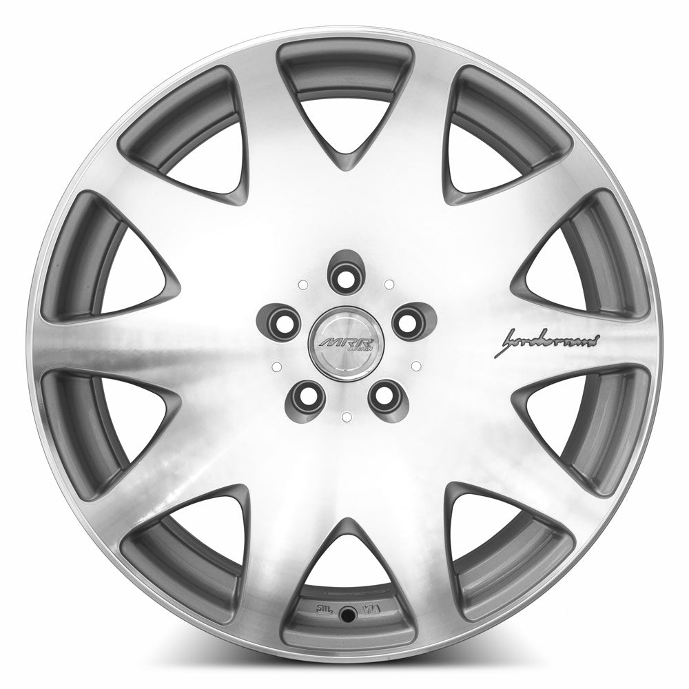 MRR HR3 Silver Machine Face 20x9.5 +35 5x112mm 66.6mm