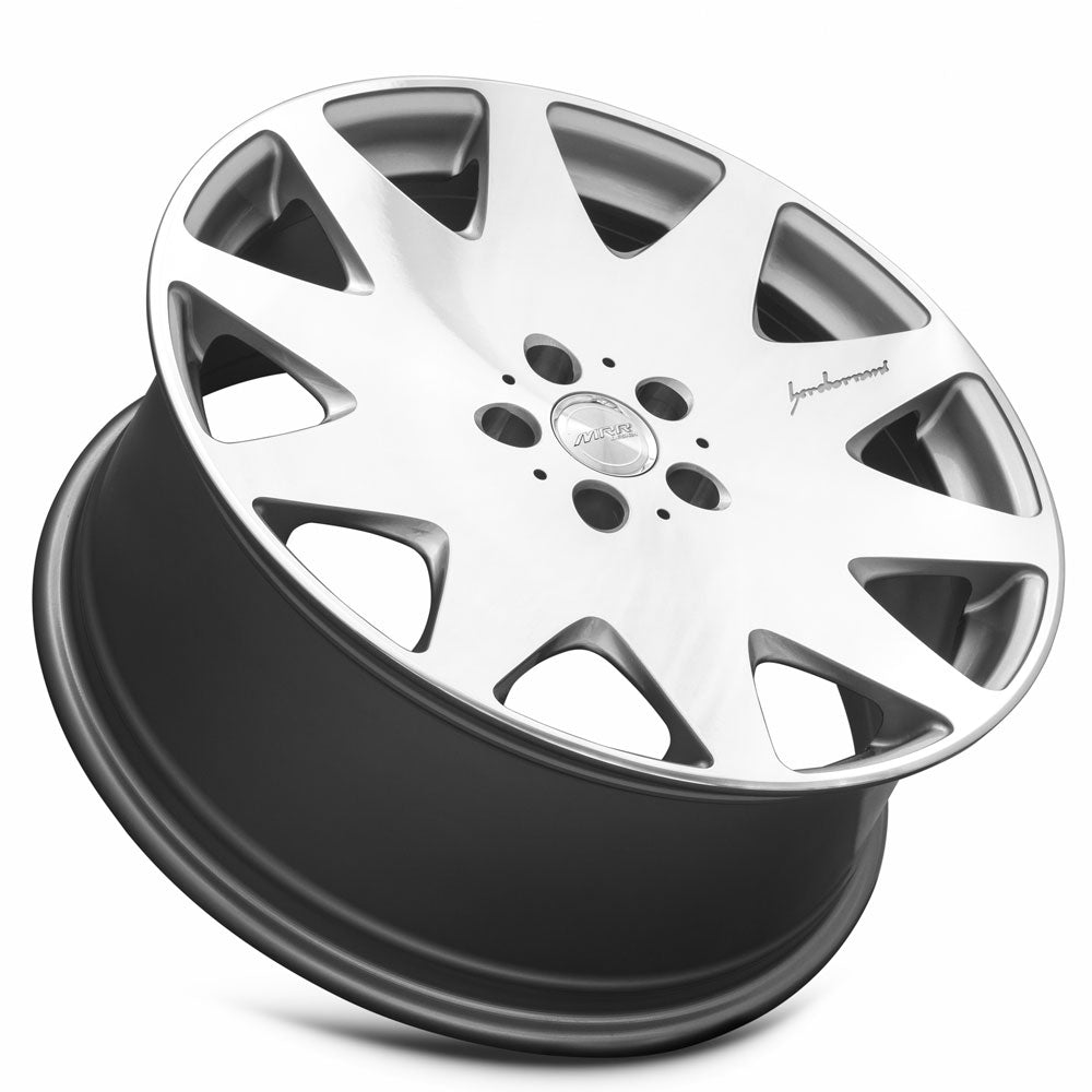 MRR HR3 Silver Machined Face 20x8.5 +35 5x110mm 73.1mm - Wheelwiz
