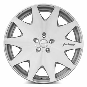 MRR HR3 Silver Machined Face 22x9 +20 5x114.3mm 73.1mm