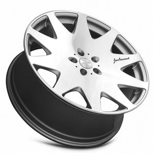 MRR HR3 Silver Machine Face 22x9 +20 5x100|5x120.7mm 66.6mm