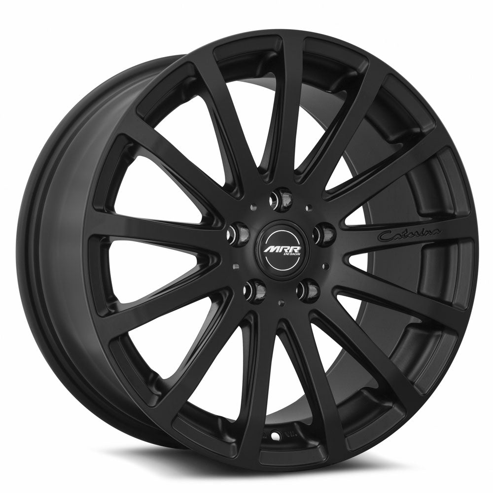 MRR HR9 Matte Black 18x8.5 +20 5x114.3mm 73.1mm - Wheelwiz