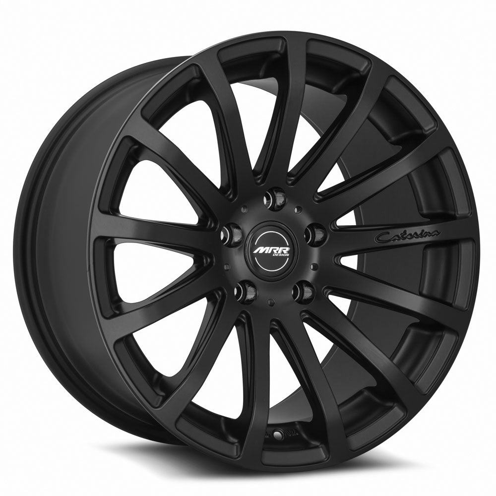 MRR HR9 Matte Black 18x9.5 +35 5x112mm 66.6mm - Wheelwiz