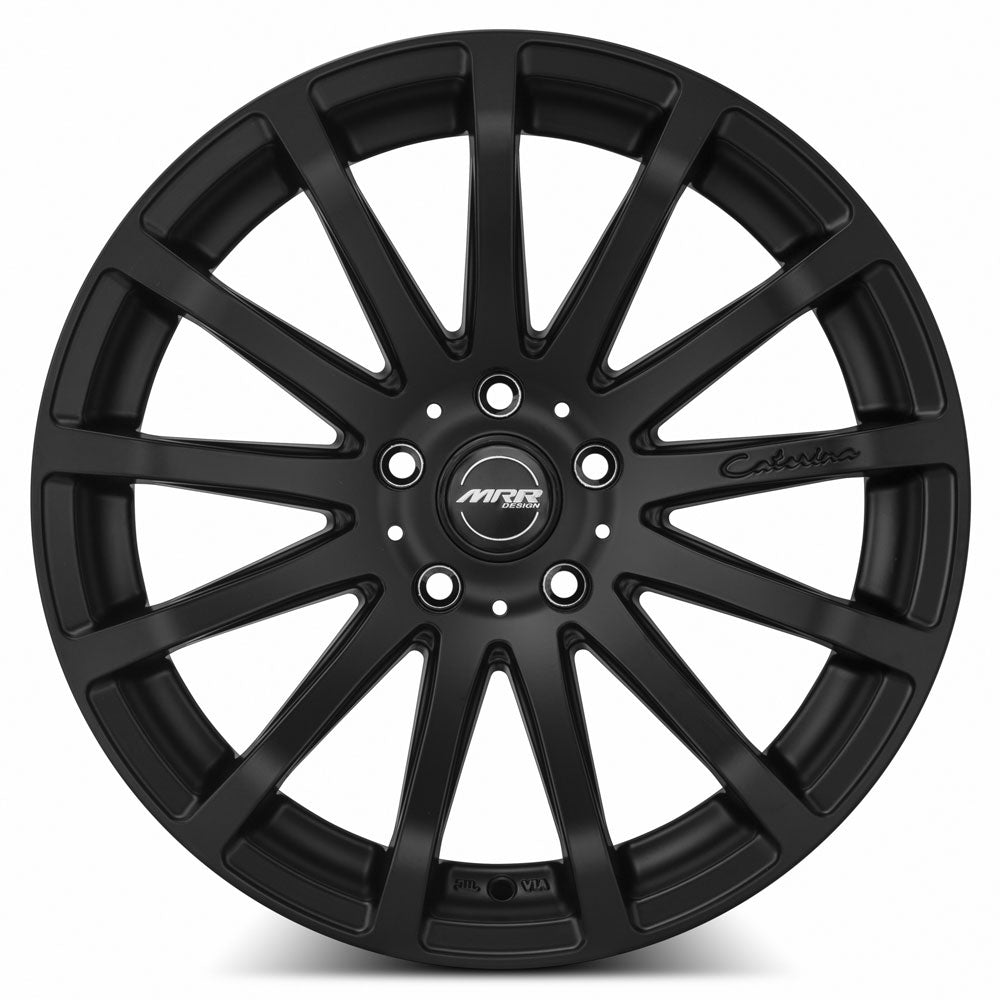 MRR HR9 Matte Black 18x9.5 +35 5x112mm 66.6mm - WheelWiz