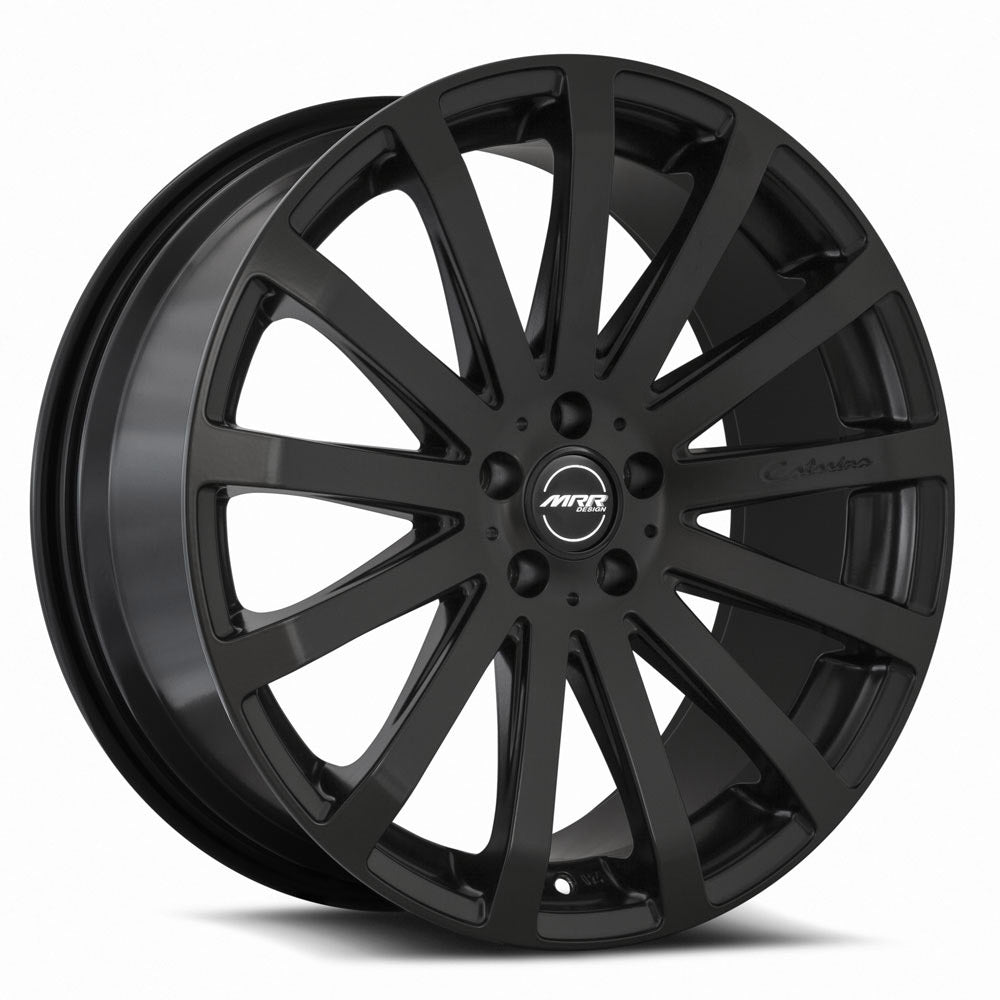 MRR HR9 Matte Black 19x8.5 +45 5x112mm 66.6mm - Wheelwiz
