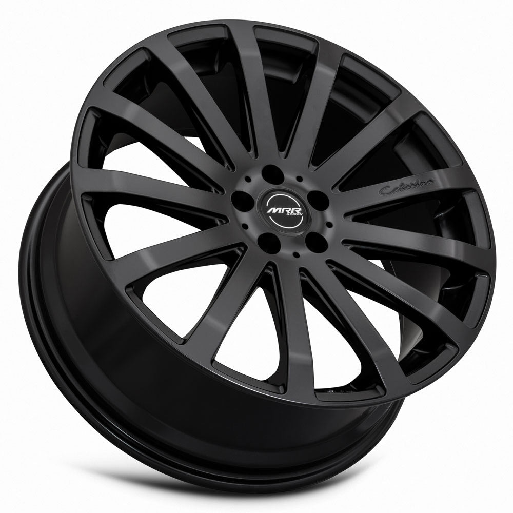 MRR HR9 Matte Black 20x8.5 +20 5x114.3mm 73.1mm - Wheelwiz