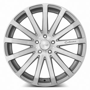 MRR HR9 Silver Machine Face 19x8.5 +25 5x112mm 66.6mm