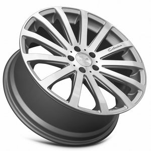 MRR HR9 Silver Machine Face 20x8.5 +20 5x100|5x120.7mm 66.6mm