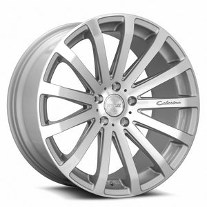 MRR HR9 Silver Machine Face 19x9.5 +25 5x112mm 66.6mm