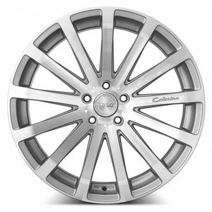 MRR HR9 Silver Machine Face 20x9.5 +25 5x112mm 66.6mm