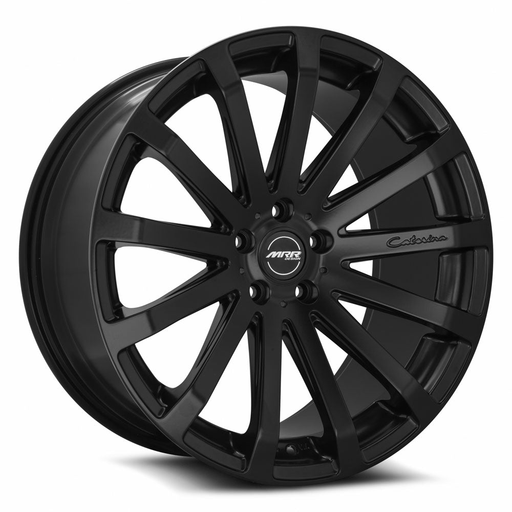MRR HR9 Matte Black 20x9.5 +20 5x114.3mm 73.1mm - Wheelwiz