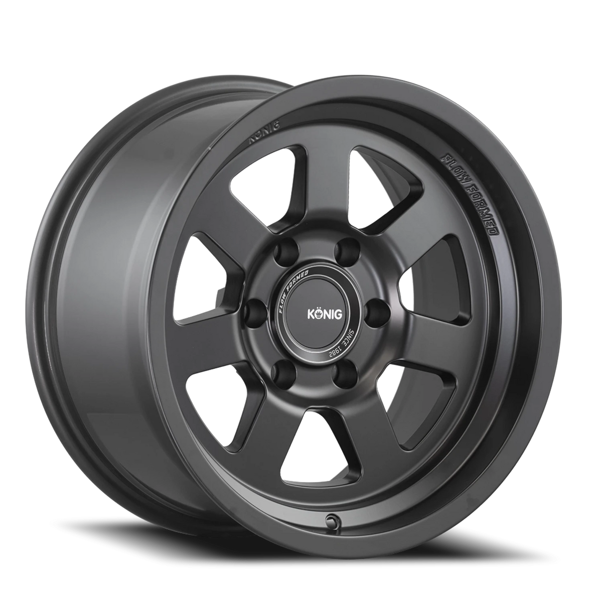 Konig HT2 Matte Black 17x9 -12 5x127mm 71.5mm