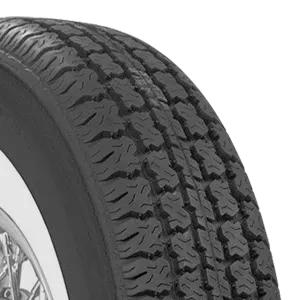 Coker American Classic Radial (2 1/4 INCH Whitewall) 195/75R15 195/75R15 - Wheelwiz
