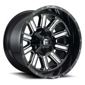 Fuel Offroad D620 HARDLINE Gloss Black Milled 15x8 -18 5x114.3|5x120.65mm 72.6mm