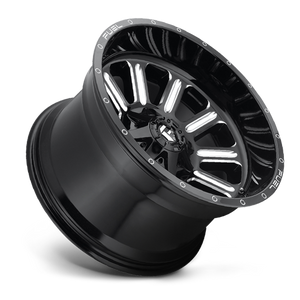 Fuel Offroad D620 HARDLINE Gloss Black Milled 15x8 -18 5x114.3|5x120.65mm 72.6mm