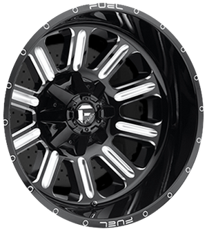 Fuel Offroad D620 HARDLINE Gloss Black Milled 15x8 -18 5x114.3|5x120.65mm 72.6mm